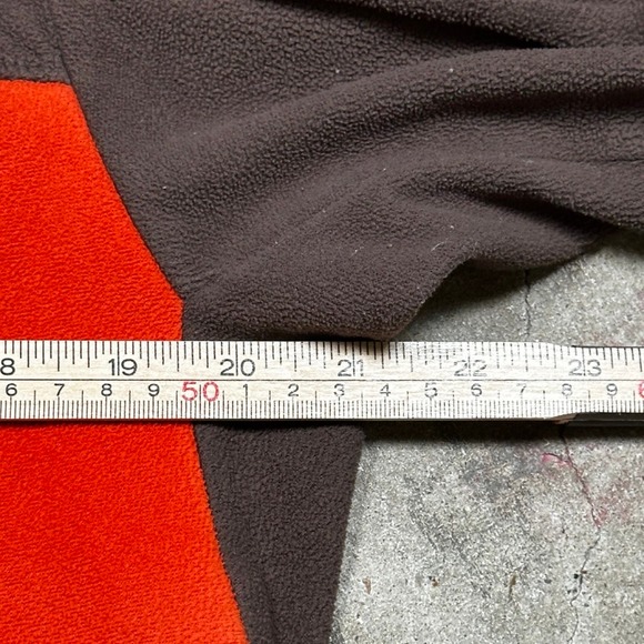 Nike ACG Orange Brown Lightweight Fleece Zip Jacket - Picture 6 of 7